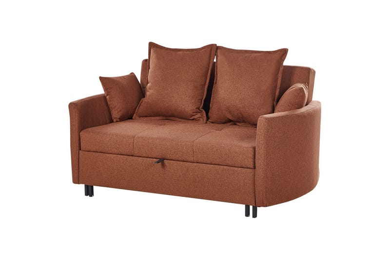 Sovesofa Hovin - Brun, Svart - Møbler - Sofaer - Sovesofaer