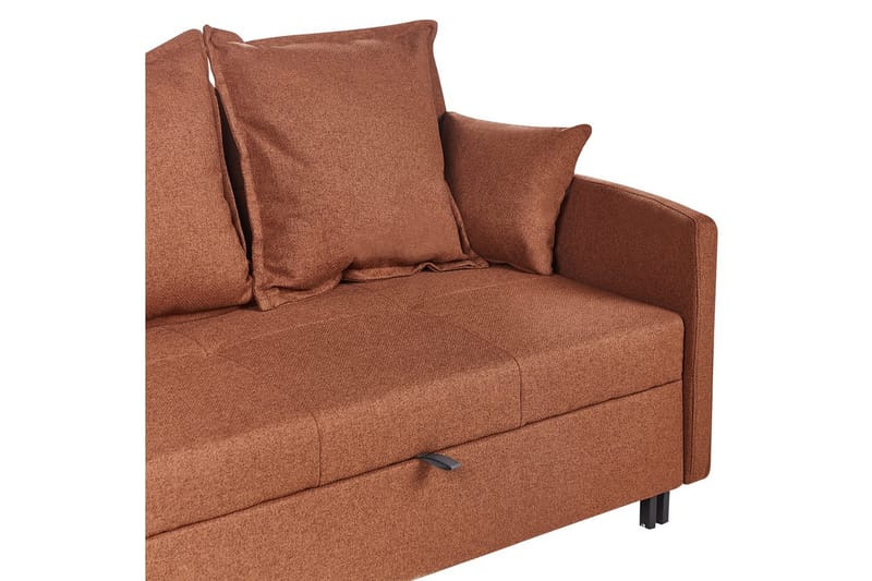Sovesofa Hovin - Brun, Svart - Møbler - Sofaer - Sovesofaer