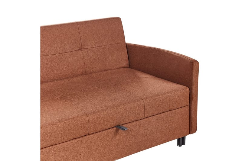 Sovesofa Hovin - Brun, Svart - Møbler - Sofaer - Sovesofaer