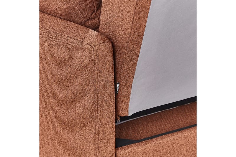 Sovesofa Hovin - Brun, Svart - Møbler - Sofaer - Sovesofaer