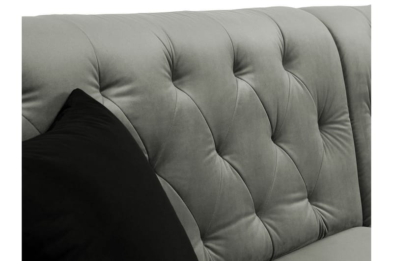 Sovesofa med divan - Blå - Møbler - Sofaer - Sovesofaer