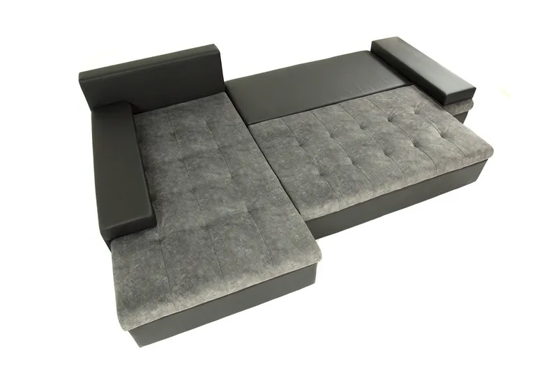 Sovesofa med divan - Brun - Møbler - Sofaer - Sovesofaer