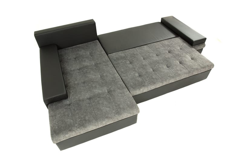 Sovesofa med divan - Grønn - Møbler - Sofaer - Sovesofaer