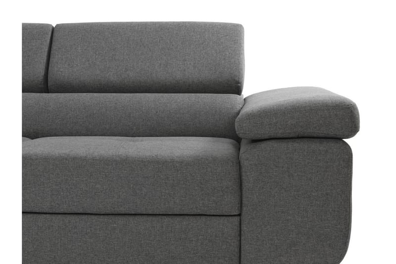 Sovesofa med Sjeselong - Grå - Møbler - Sofaer - Sovesofaer