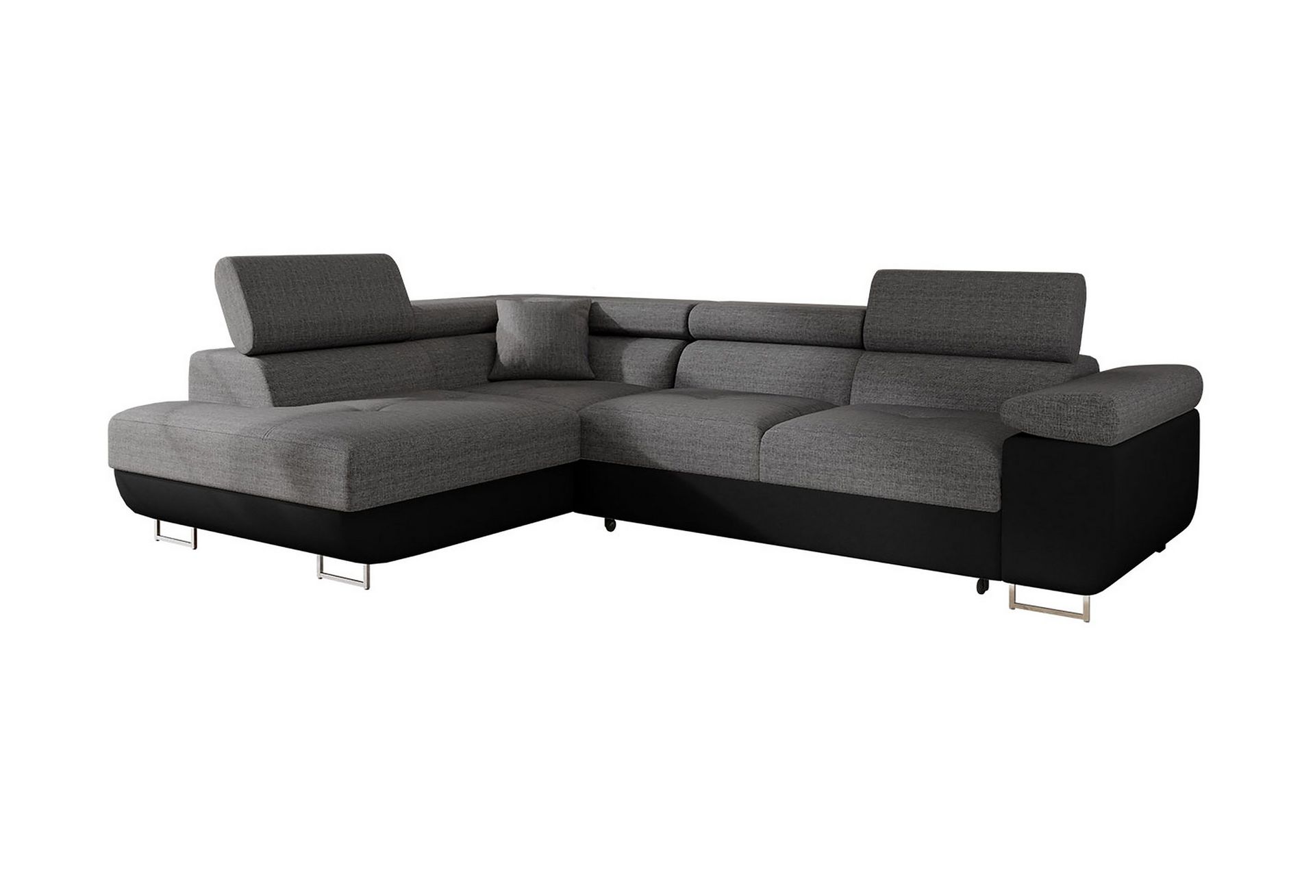 Sovesofa med Sjeselong - Grå