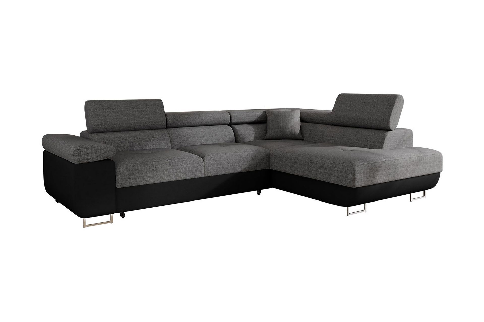 Sovesofa med Sjeselong - Grå