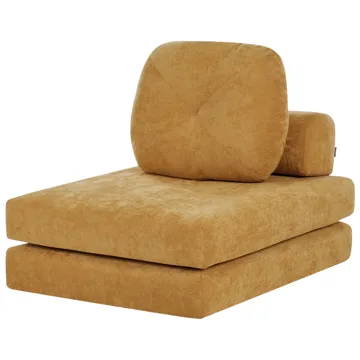 Sovesofa Olden - Sennepsgul - Møbler - Sofaer - Sovesofaer - Forovervendt sovesofa