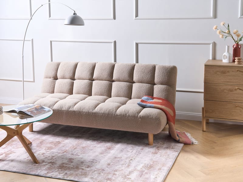 Sovesofa Risor - Beige - Møbler - Sofaer - Sovesofaer