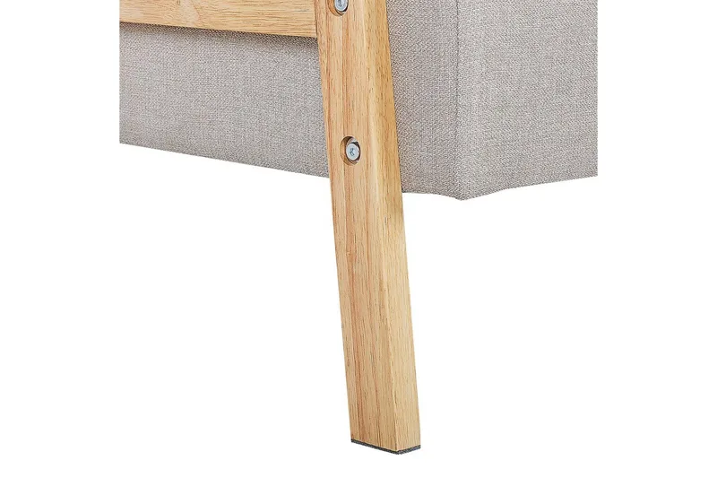 Sovesofa Tjorn - Beige, lyst tre, Beige, Lys Tre, 185x110 cm - Møbler - Sofaer - Sovesofaer