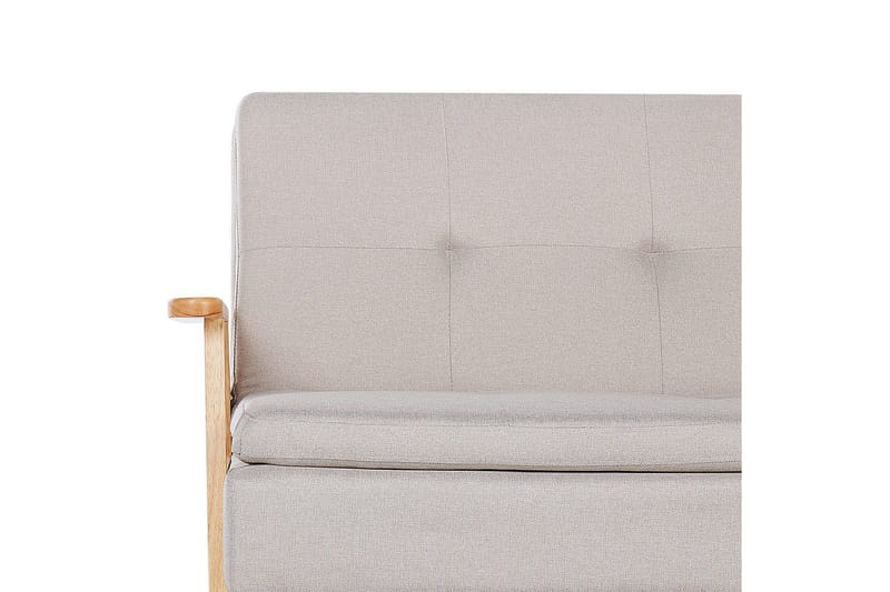Sovesofa Tjorn - Beige, lyst tre, Beige, Lys Tre, 185x110 cm - Møbler - Sofaer - Sovesofaer