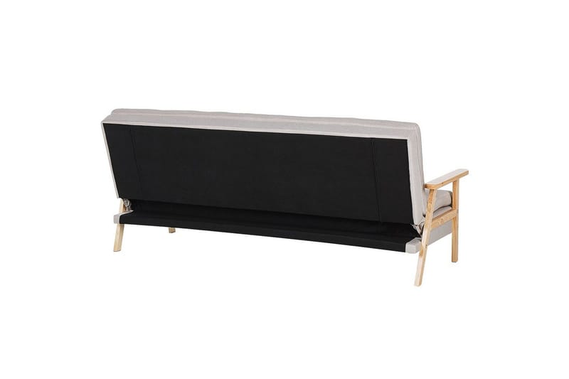 Sovesofa Tjorn - Beige, lyst tre, Beige, Lys Tre, 185x110 cm - Møbler - Sofaer - Sovesofaer