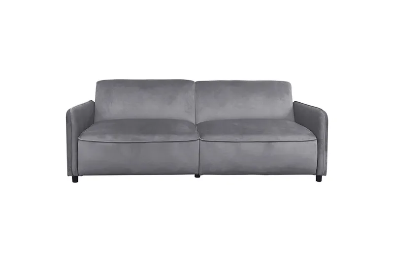 Sovesofa uten divan & sjeselong Loft24 Sovesofa Loft24 Alicia Grå Fløyel