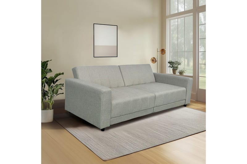 Sovesofa uten divan og sjeselong Loft24 Sovesofa Loft24 Allie II Brun Fløyel - Møbler - Sofaer - Sovesofaer