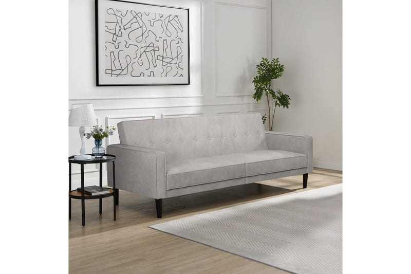 Sovesofa uten divan og sjeselong Loft24 Sovesofa Loft24 Avon Grå - Møbler - Sofaer - Sovesofaer