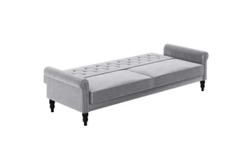 Sovesofa uten divan og sjeselong Loft24 Tyne sovesofa 3-seter Grå - Møbler - Sofaer - Sovesofaer