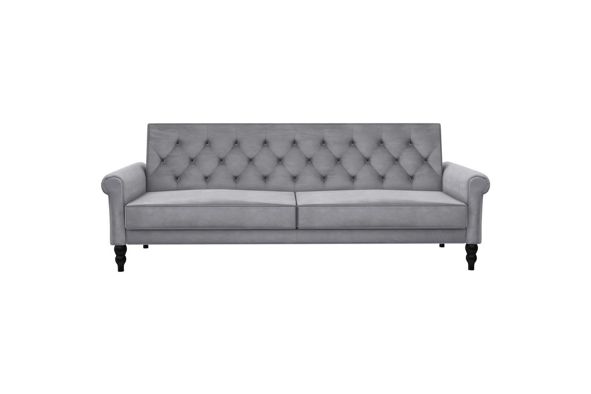 Sovesofa uten divan og sjeselong Loft24 Tyne sovesofa 3-seter Grå -