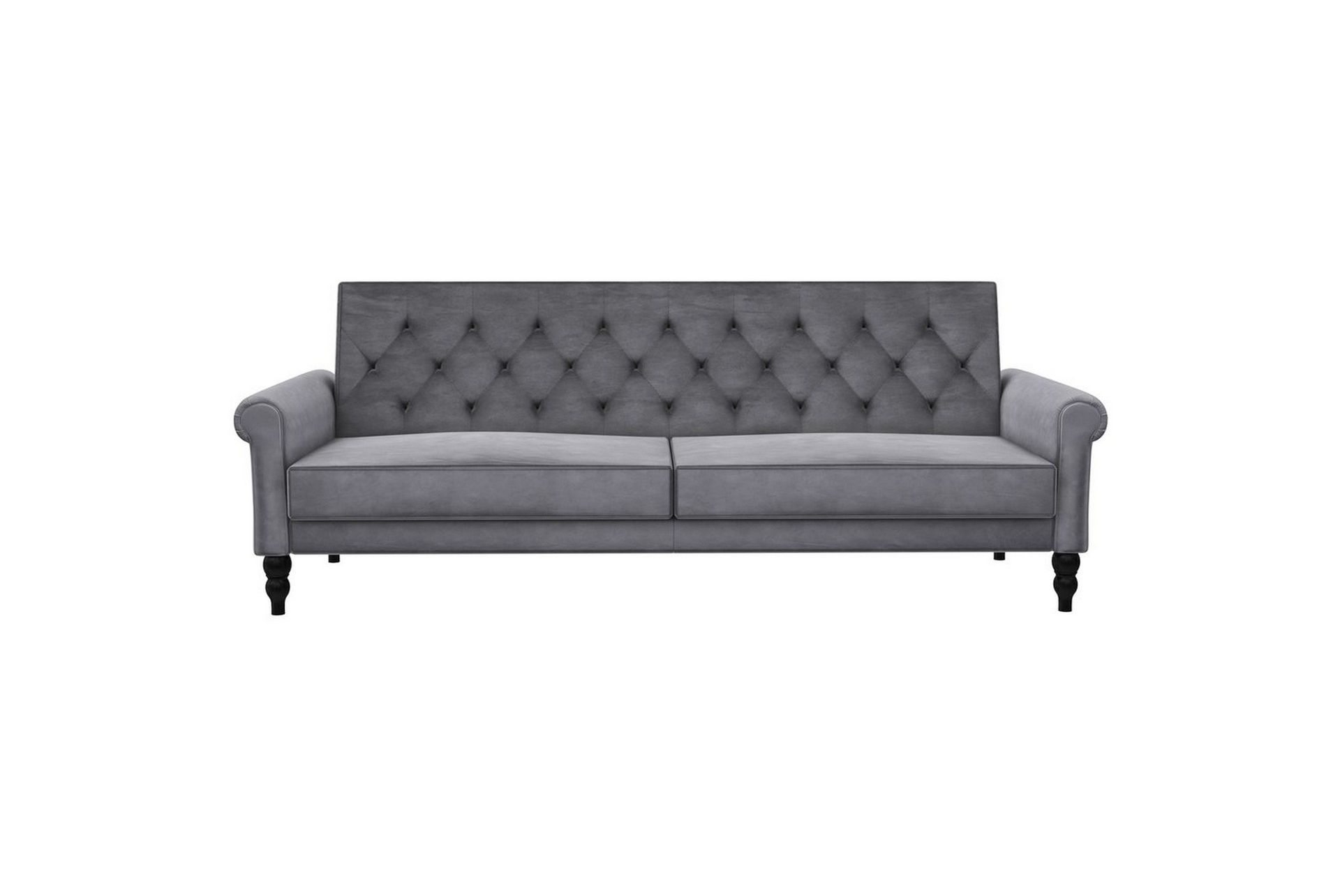 Sovesofa uten divan og sjeselong Loft24 Tyne sovesofa 3-seter Mørkegrå -
