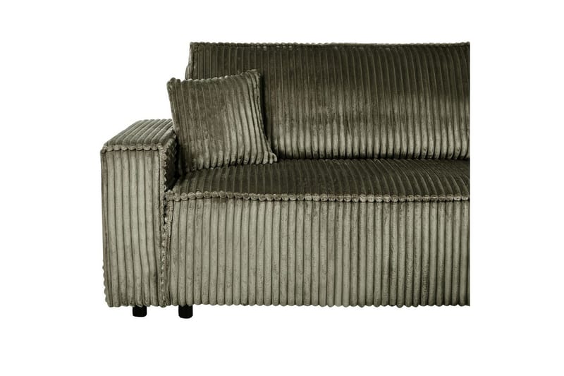 Sovesofa venstrevendt Abacka - Grønn, svart - Møbler - Sofaer - Sovesofaer