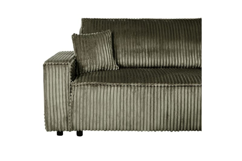 Sovesofa venstrevendt Abacka - Grønn, svart - Møbler - Sofaer - Sovesofaer