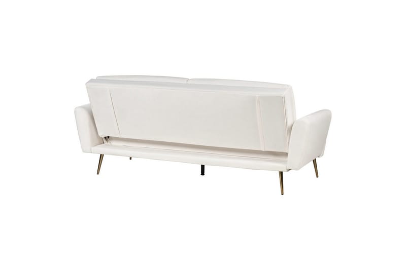 Sovesofa Vettre - Hvitt, gull - Møbler - Sofaer - Sovesofaer