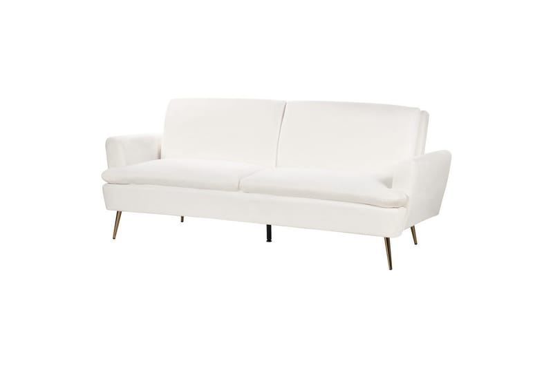Sovesofa Vettre - Hvitt, gull - Møbler - Sofaer - Sovesofaer