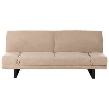 Sovesofa York Bouclé - Sandbeige - Møbler - Sofaer - Sovesofaer