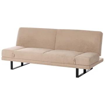 Sovesofa York Bouclé - Sandbeige - Møbler - Sofaer - Sovesofaer