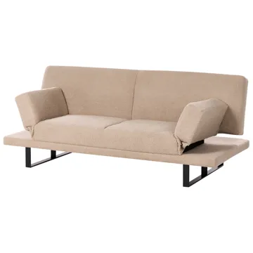 Sovesofa York Bouclé - Sandbeige - Møbler - Sofaer - Sovesofaer