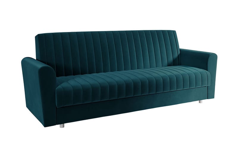 Spesserud Sofa - Blå - Sovesofaer - 4 seters sovesofa - Fløyel sofaer