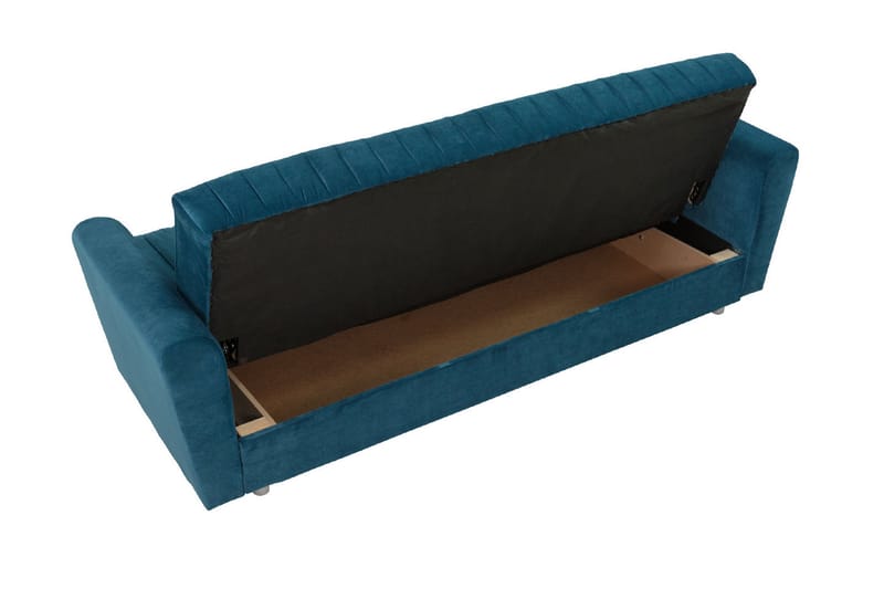 Spesserud Sofa - Blå - Sovesofaer - 4 seters sovesofa - Fløyel sofaer