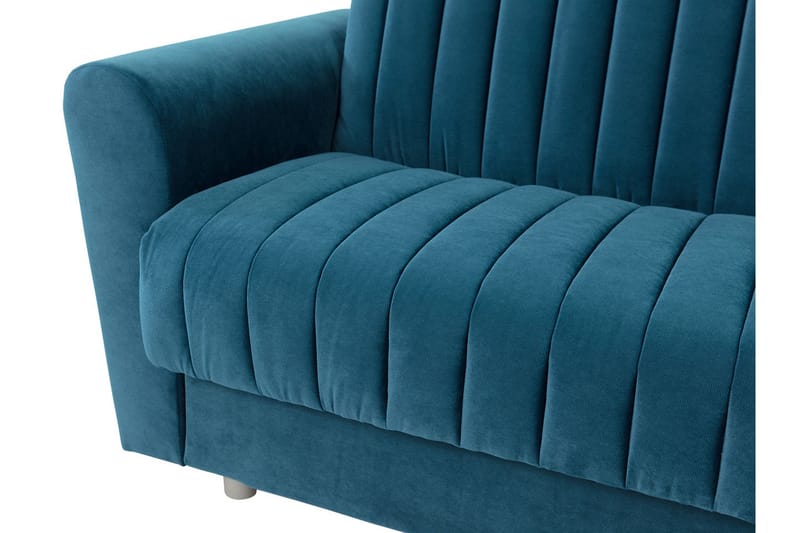 Spesserud Sofa - Blå - Sovesofaer - 4 seters sovesofa - Fløyel sofaer