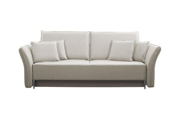 Staffin 3-seter Sovesofa 138x192 cm med Oppbevaring i Stoff - Beige - Møbler - Sofaer - Sovesofaer