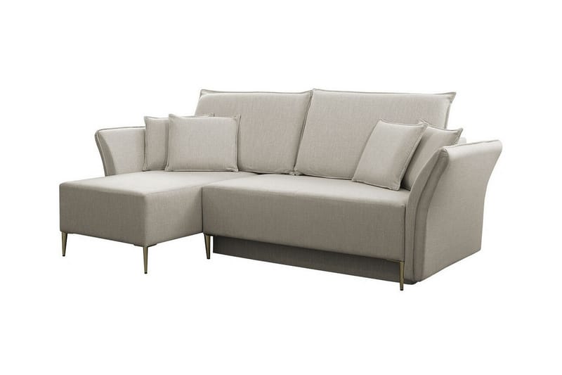 Staffin 3-seters Hjørnesovesofa - Beige - Sovesofaer - Hjørnesovesofa