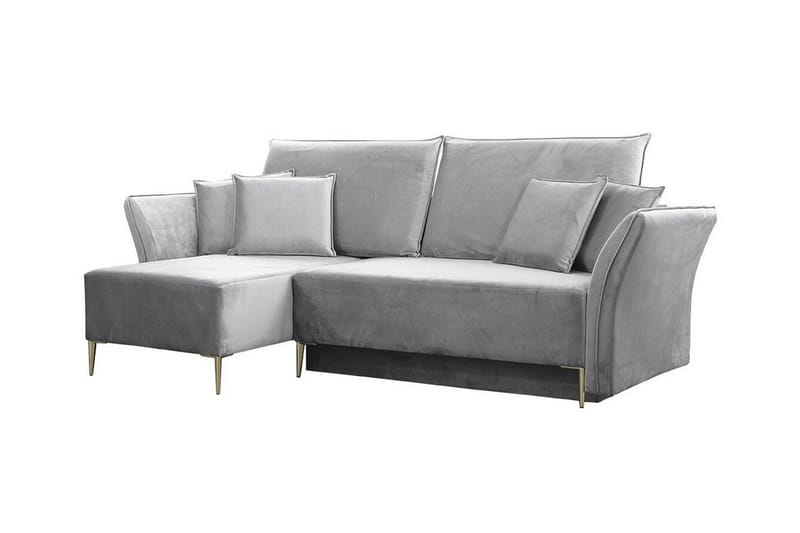 Staffin 3-seters Hjørnesovesofa - Lysegrå - Møbler - Sofaer - Sovesofaer
