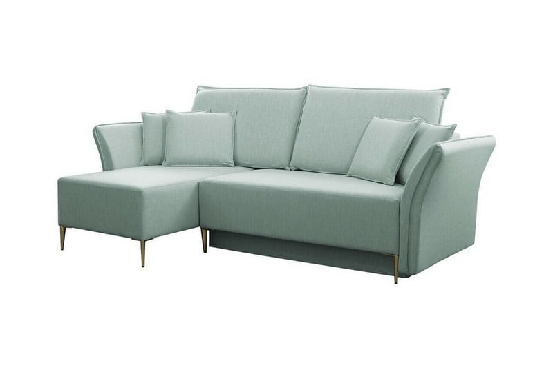 Staffin 3-seters Hjørnesovesofa - Lysegrønn - Møbler - Sofaer - Sovesofaer