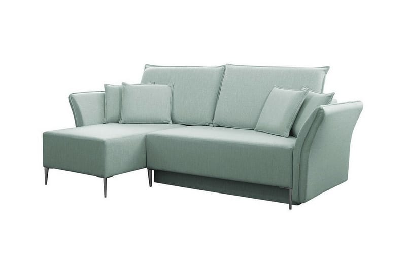 Staffin 3-seters Hjørnesovesofa - Lysegrønn/Grønn/Mynte - Møbler - Sofaer - Sovesofaer