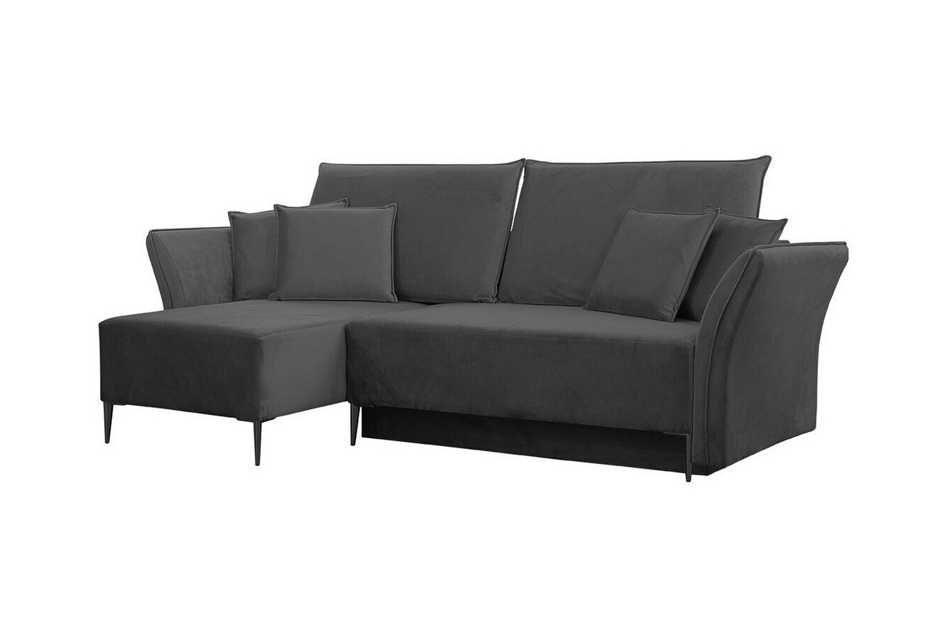 Staffin 3-seters Hjørnesovesofa - Mørkegrå - Møbler - Sofaer - Sovesofaer