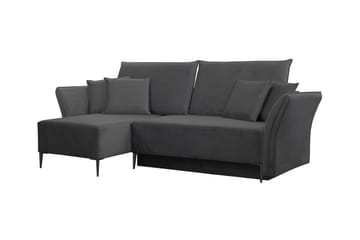 Staffin 3-seters Hjørnesovesofa - Mørkegrå - Møbler - Sofaer - Sovesofaer