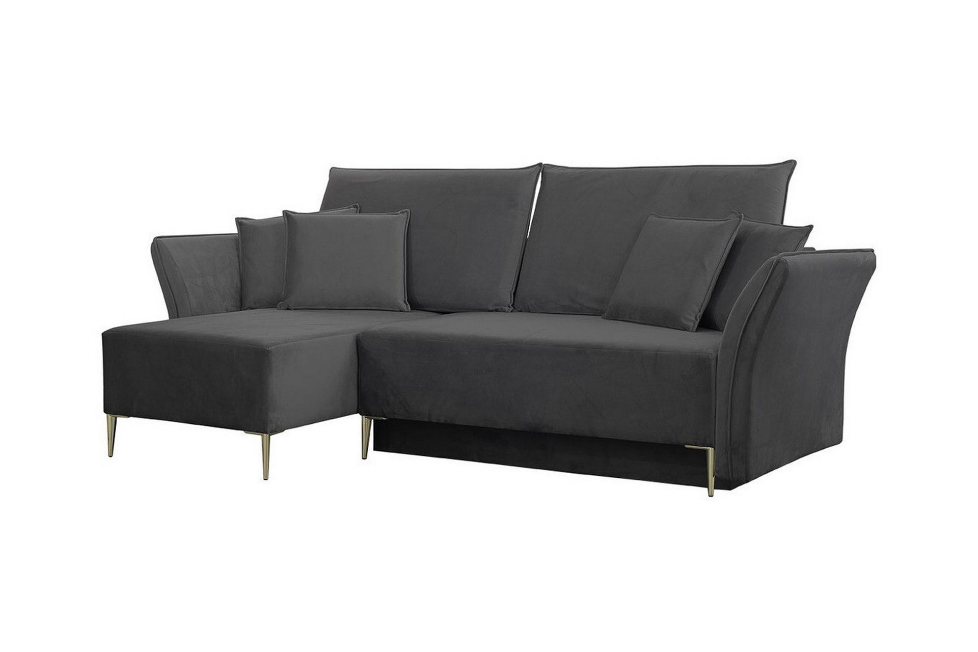 Staffin 3-seters Hjørnesovesofa - Mørkegrå - Møbler - Sofaer - Sovesofaer