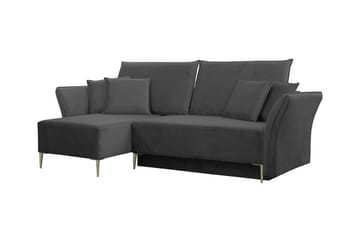Staffin 3-seters Hjørnesovesofa - Mørkegrå - Møbler - Sofaer - Sovesofaer