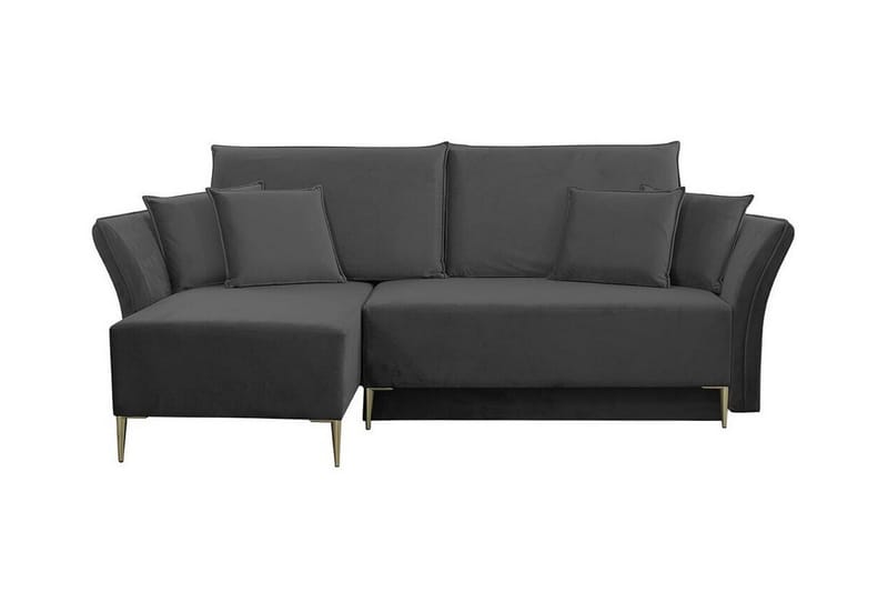 Staffin 3-seters Hjørnesovesofa - Mørkegrå - Møbler - Sofaer - Sovesofaer
