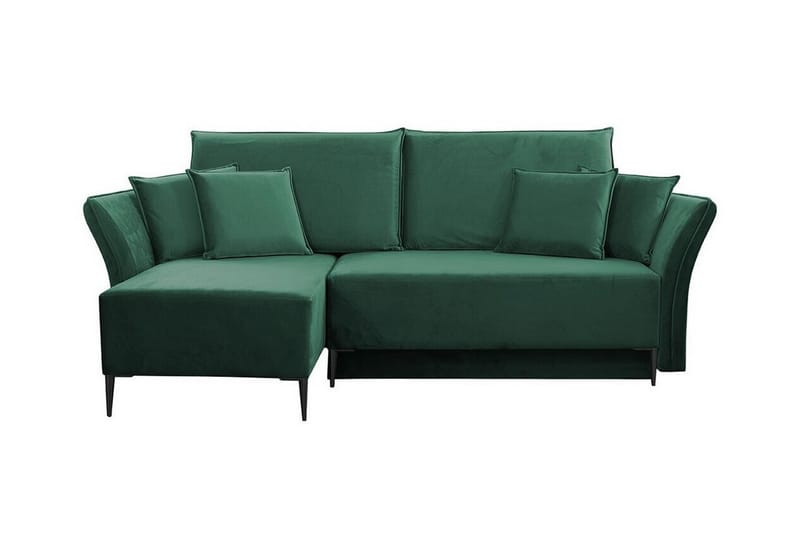 Staffin 3-seters Hjørnesovesofa - Mørkegrønn - Møbler - Sofaer - Sovesofaer