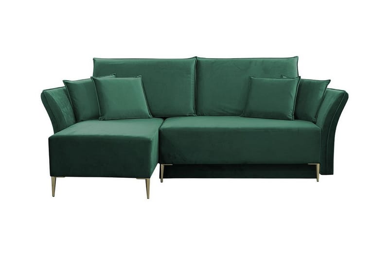Staffin 3-seters Hjørnesovesofa - Mørkegrønn - Møbler - Sofaer - Sovesofaer