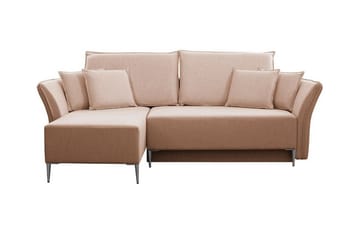 Staffin 3-seters Hjørnesovesofa - Rosa - Møbler - Sofaer - Sovesofaer