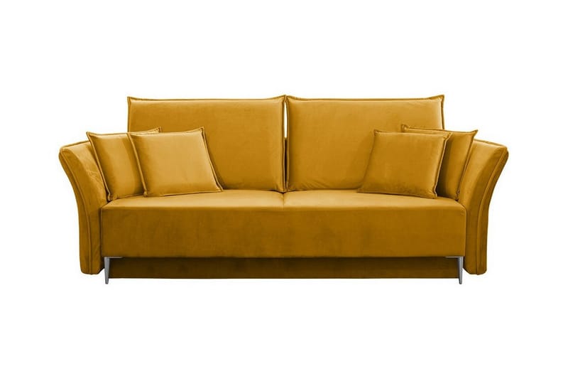 Staffin 3-seters Sovesofa - Gul - Møbler - Sofaer - Sovesofaer