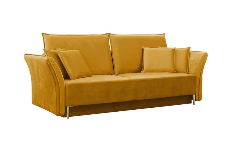 Staffin 3-seters Sovesofa - Gul - Møbler - Sofaer - Sovesofaer