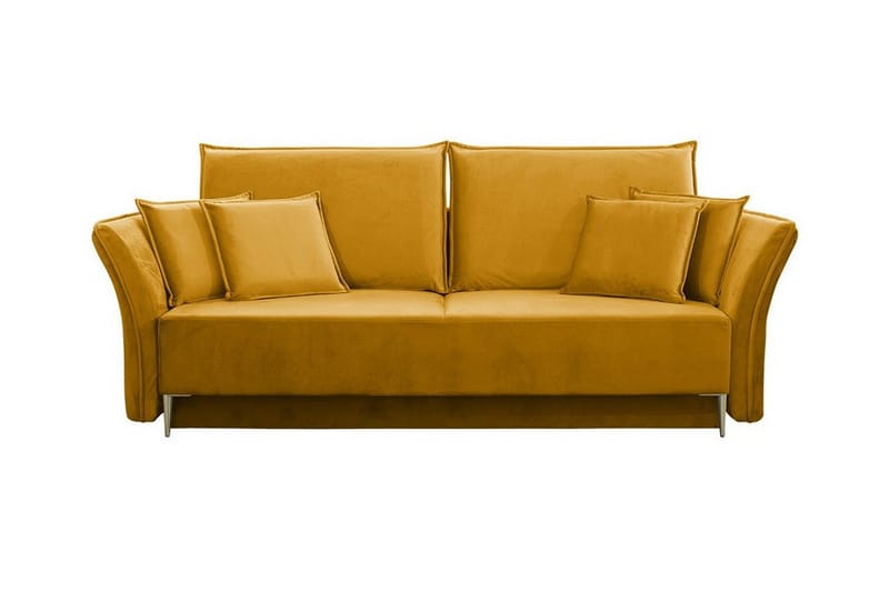 Staffin 3-seters Sovesofa - Gul - Møbler - Sofaer - Sovesofaer