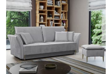 Staffin 3-seters Sovesofa - Lysegrå - Møbler - Sofaer - Sovesofaer