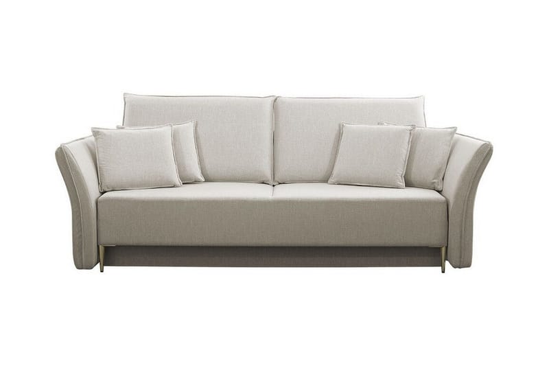 Staffin 3-sits Bäddsoffa NO_BRAND beige - Møbler - Sofaer - Sovesofaer