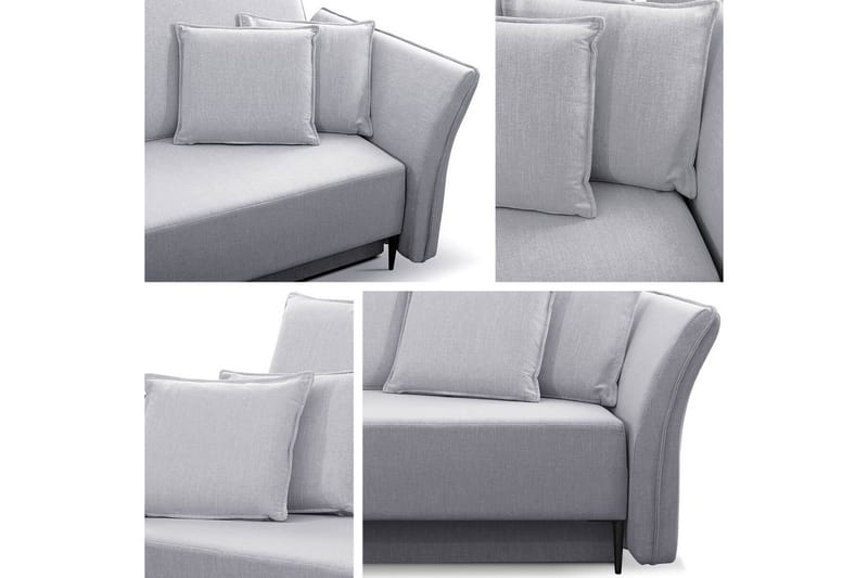 Staffin 3-sits Bäddsoffa NO_BRAND White - Møbler - Sofaer - Sovesofaer